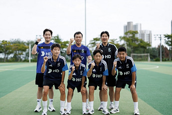 이동경, 축구 꿈나무에 슬럼프 극복 조언…울산서 ‘드림플레이어 캠프’