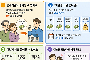 [알기 쉬운 생활금융③] 자녀 전세자금 1억 원 보태주려는데…. 증여세 내야 할까