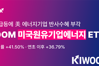 'KIWOOM 미국원유에너지기업 ETF' 1년 수익률 40% 웃돌아…美 에너지기업 반사수혜 부각