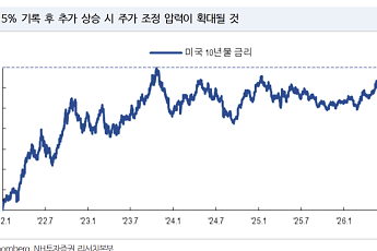 “美 10년물 5% 시험대…금리 안정 확인 뒤 반등 주목”