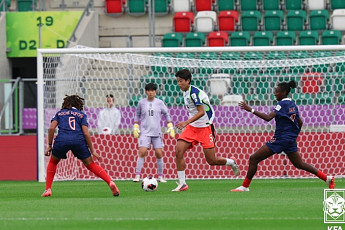 U-20 여자축구, 월드컵 첫판 프랑스와 1-1 무승부