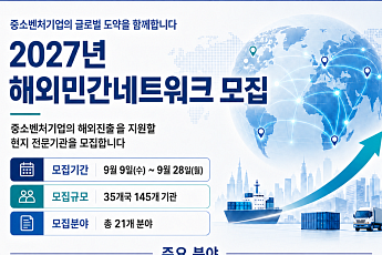 중진공, 中企 해외지사 역할할 전문기관 145곳 모집