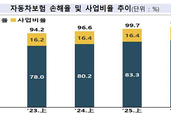 상반기 車보험 보험손익 1848억 적자…손해율도 상승