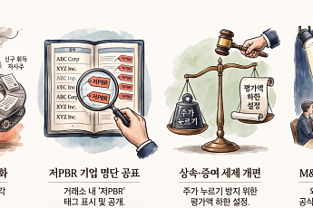 저PBR 명단 공개부터 K-베어허그까지⋯밸류업 압박 전방위 확장