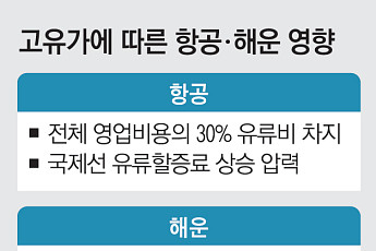 유가 100달러에 우회로까지 막혔다…커지는 항공·물류 ‘비용 청구서’ [호르무즈發 비용 쇼크]