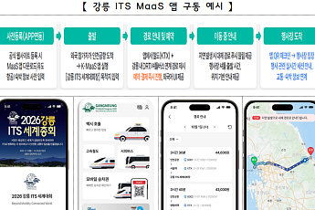 강릉 찾는 외국인, 철도·버스·택시 앱 하나로 이용한다