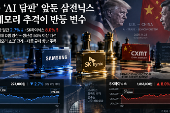 미중 ‘AI 담판’ 앞둔 삼전닉스…中 메모리 추격이 반등 변수