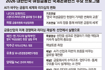 AI가 바꾼 금융 경쟁력⋯여성 리더십 해법 찾는다 [2026 여성금융인 국제 콘퍼런스]