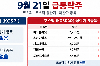 [급등락주 짚어보기] 비트플래닛·스카이랩스 '上'…코스닥 5개 종목 상한가