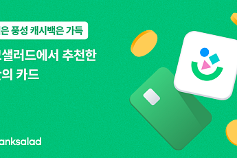 뱅크샐러드 맞춤형 카드 추천 이용자, 평균 105만원 혜택