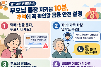 [알기 쉬운 생활금융⑥] 부모님 통장 지키는 10분 “추석에 꼭 확인할 금융안전 설정”