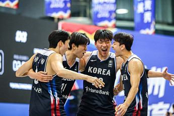 남자 3대3 농구, 카타르 꺾고 사상 첫 금메달 [아시안게임]