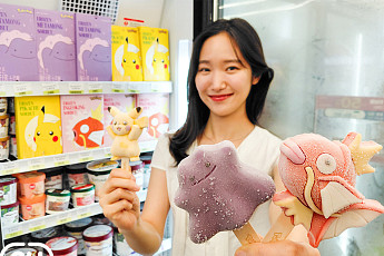 메타몽·피카츄가 아이스크림으로…CU, 포켓몬 3D 상품 출시