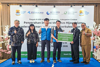 중부발전 노사, 인니 찌레본에 전기 오토바이 기증