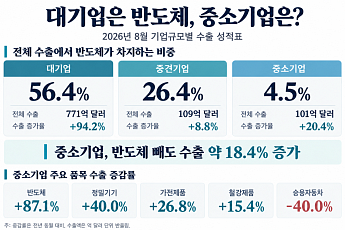 대기업은 반도체, 중소기업은?…수출 성적표 뜯어보니