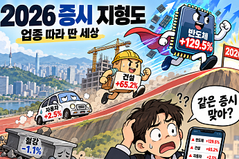 반도체 130% 질주…자동차·철강은 제자리 [2026 증시 지형도]