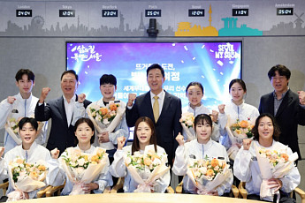 오세훈, 아시안게임 출전 서울시청 소속 선수 격려 오찬