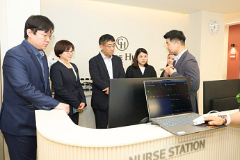 WHO 관계자들, 대웅그룹 ‘케어허브’ 방문…‘중간집’ 모델 살펴봐