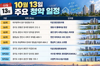 [오늘의 청약 일정] '더샵 동인센트리체' 1순위 공급 등