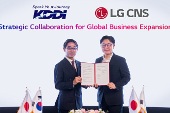 LG CNS, 日 3대 통신기업 KDDI와 손잡고 아태지역 AX 시장 공략