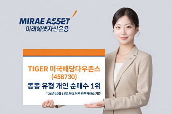 미래에셋 'TIGER 미국배당다우존스 ETF', 동종 유형 연초 이후 개인 순매수 1위
