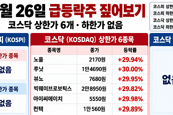 [급등락주 짚어보기] 루닛·뷰노 의료AI 동반 상한가…빅웨이브로보틱스·컨텍도 급등