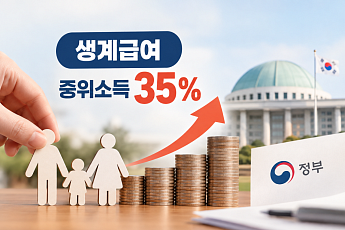 생계급여 선정기준 중위소득 32%→35% 단계적 상향 추진