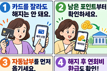 [알기 쉬운 생활금융⑩] 안 쓰는 신용카드, 자르기 전에 ‘이것’ 확인하세요