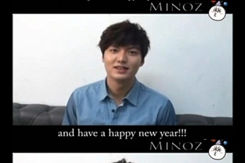 이민호 영상편지, 훈훈한 미소와 함께  