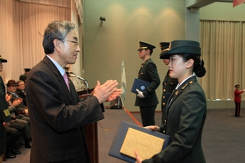 성균관대 ROTC 출신 첫 여성장교 탄생