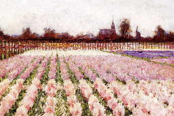[시니어 블로거] "꽃밭에 봄이 오면 연락 주세요" - 레스카페의 그림 엽서