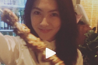 '카라' 전 멤버 강지영 먹방 