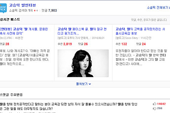 고승덕 후보 딸-조희연 후보 아들 아고라 글 접한 네티즌, 투표로 ‘말’ 할까?