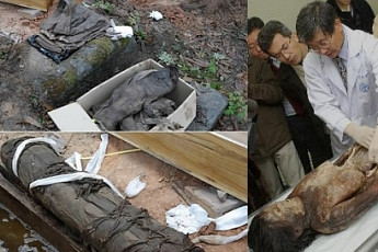 도솔산 500년 전 미라 등장에 파평윤씨 ‘임신부 미라’도 화제