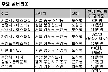 [헬로머니]실버산업의 첨병, 실버타운