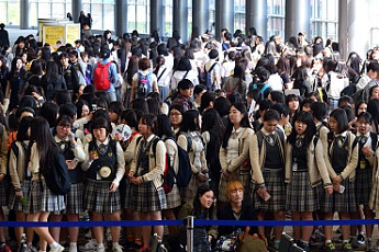 [종합]취업난 단비…KB국민은행 취업박람회, 구직자들 인산인해