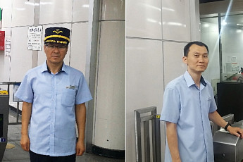 서울 지하철 청구역 직원들, 상습 성추행 용의자 붙잡아