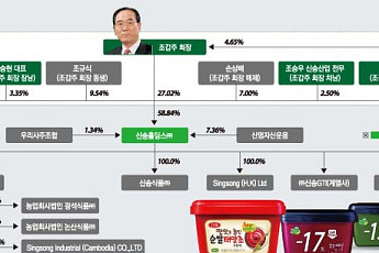 [기업 지배구조 대해부] ‘창업주’ 조갑주 회장측, 지주사 ‘신송홀딩스’ 지분 절반 이상