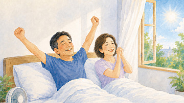 시니어를 위한 여름철 수면 팁 대방출