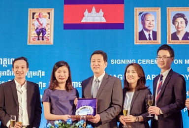 동화약품, 캄보디아에 에너지드링크 수출