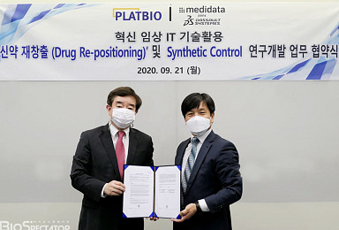 메디데이터-플랫바이오, 합성대조군 기반 