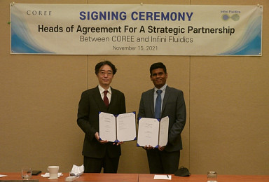 한미 코리컴퍼니, 美벤처와 mRNA 백신제조 HOA 체결