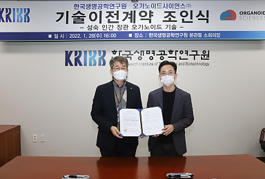 오가노이드, 생명硏서 '장 오가노이드분화' 특허이전