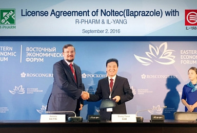 일양약품, 항궤양신약 '놀텍' 러시아 진출..'2200억 규모'(종합)