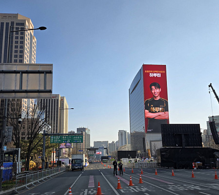 [비즈 포토] BTS 공연 앞둔 광화문 도로 전면 통제