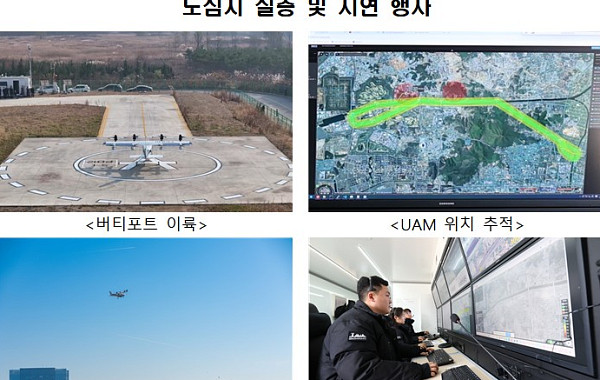 UAM, 도심에서 안정적으로 비행 성공