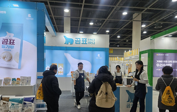 대한제분 ‘곰표’, 프리믹스·에그누들 인기…시식행사 600인분 소진[2025 에그테크]