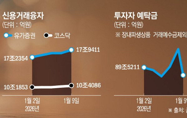 '포모'에 빚투 28조 돌파⋯개미는 상승에 베팅 [코스피 사상 최고치, 엇갈린 투심②]