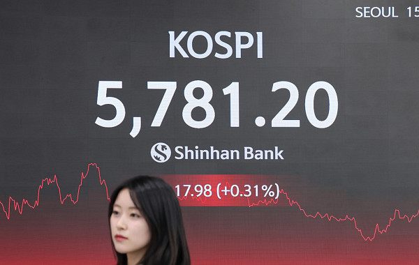 코스피, 고환율에도 버텼다…5780선 강보합 마감