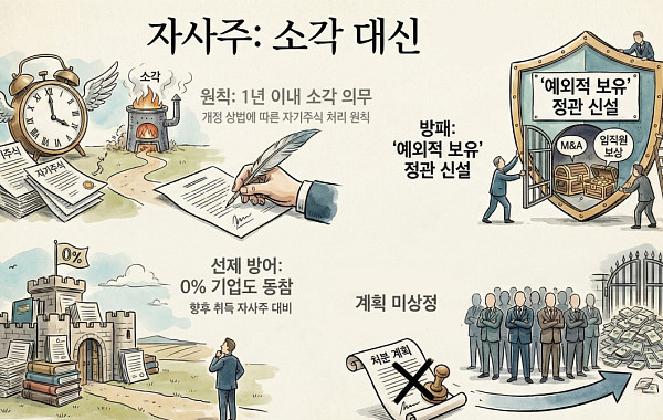 “자사주 못 보내”⋯2026 주총에서 ‘소각 의무’ 피해가는 기업들